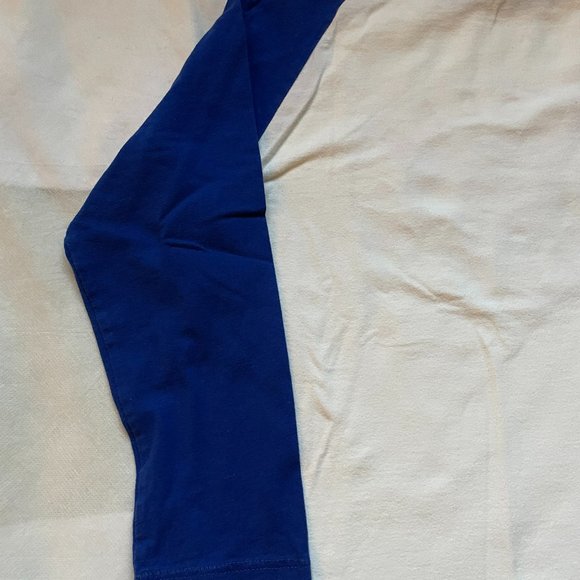 Children's Place Blue and White Soccer T-Shirt, 7/8 - Picture 7 of 8